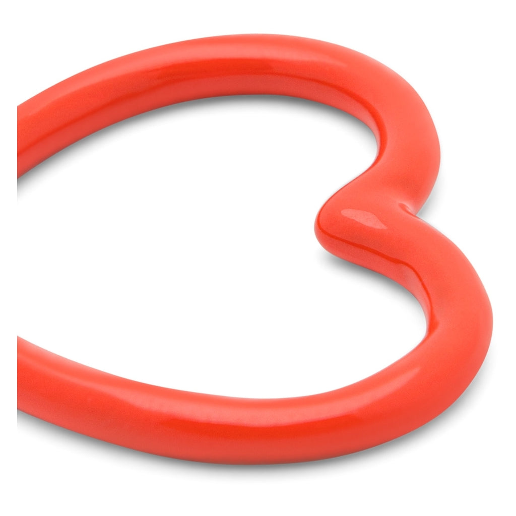 LULU Copenhagen Heart Ring emalj Rings LÀppstift röd