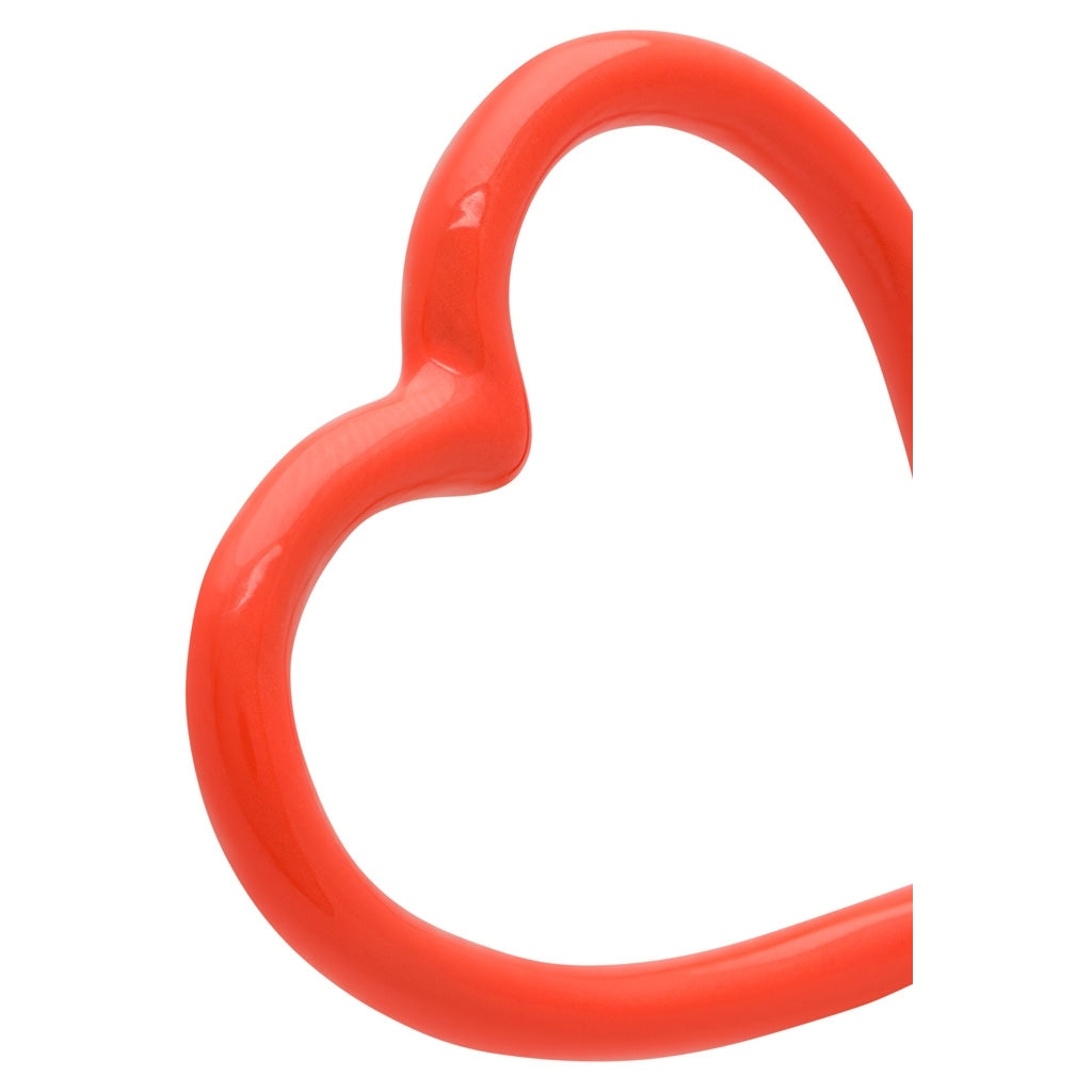 LULU Copenhagen Heart Ring emalj Rings LÀppstift röd