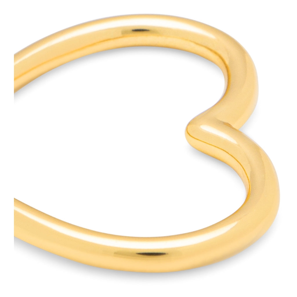 LULU Copenhagen Heart Ring guldplÀterad Rings GuldplÀterad