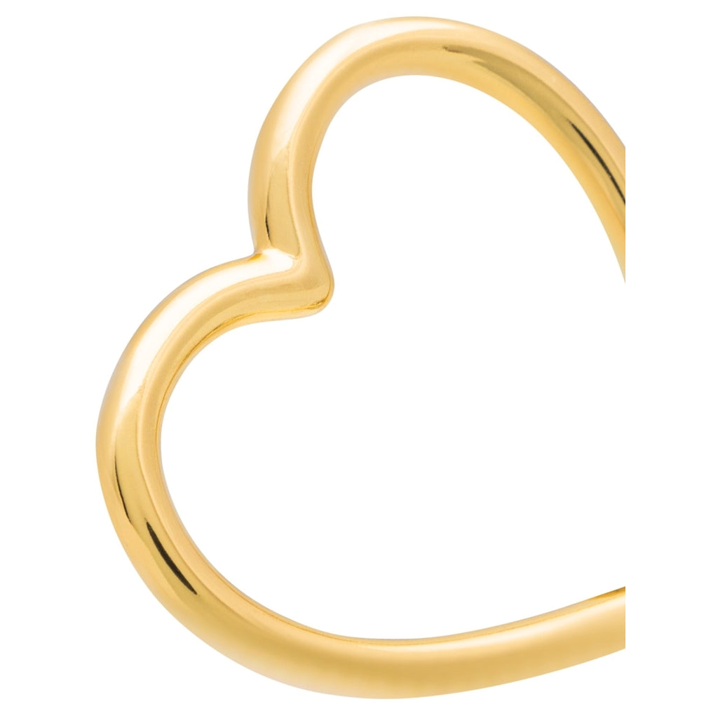 LULU Copenhagen Heart Ring guldplÀterad Rings GuldplÀterad