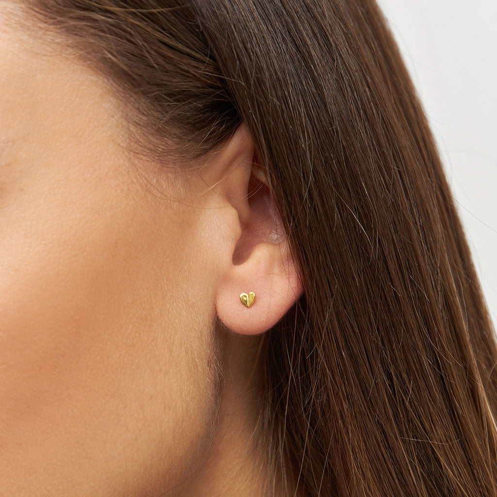 LULU Copenhagen Heart Wings örhÀnge 1 st Ear stud, 1 pcs GuldplÀterad
