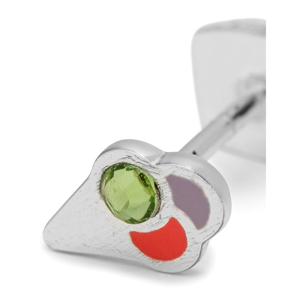 LULU Copenhagen Ice Cone Crystal örhänge 1 st Ear stud, 1 pcs Silver Plated