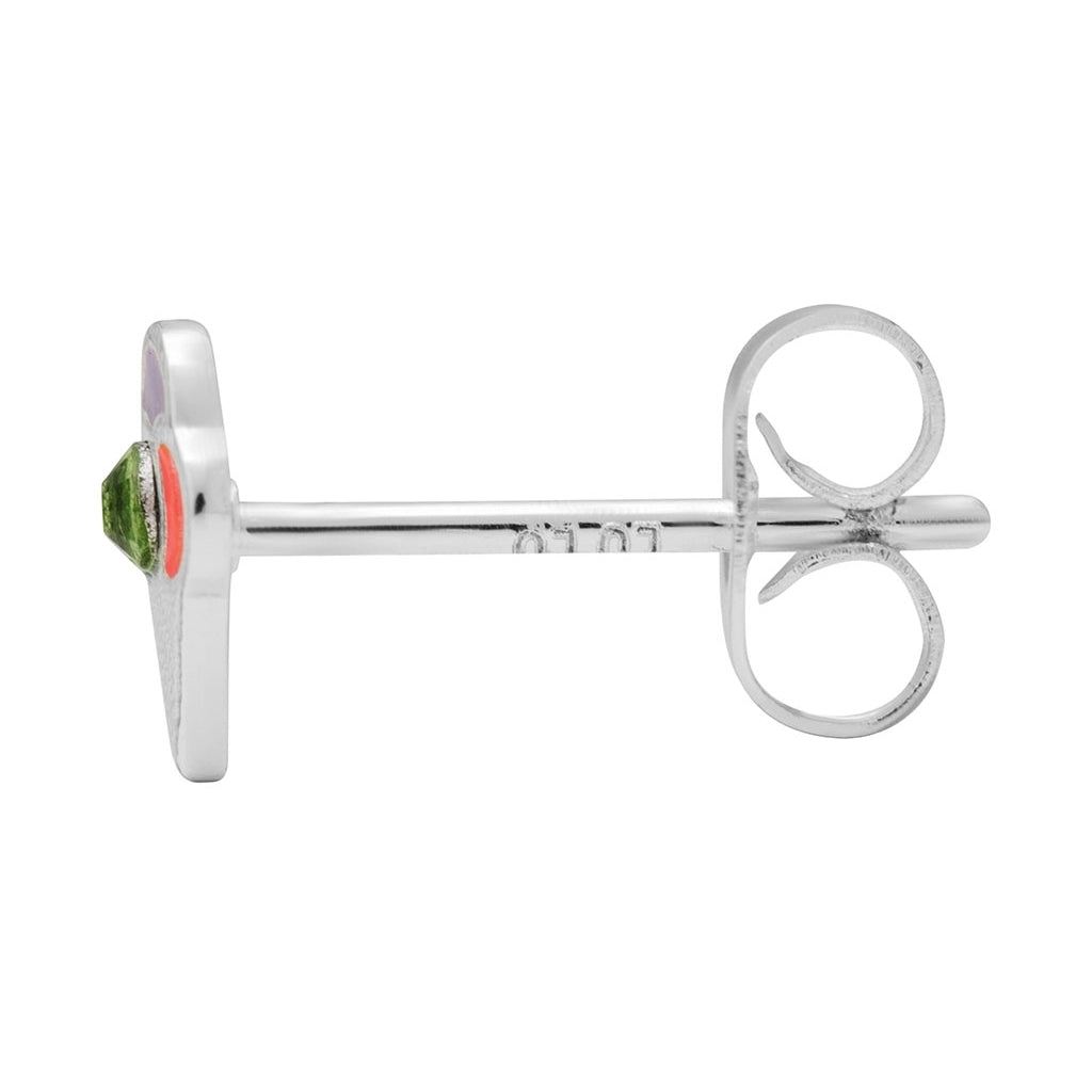 LULU Copenhagen Ice Cone Crystal örhänge 1 st Ear stud, 1 pcs Silver Plated