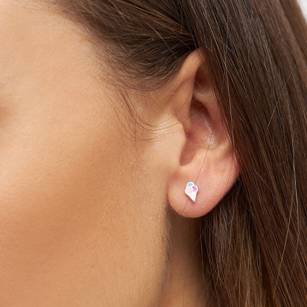 LULU Copenhagen Ice cone örhÀnge 1 st Ear stud, 1 pcs Silver Plated