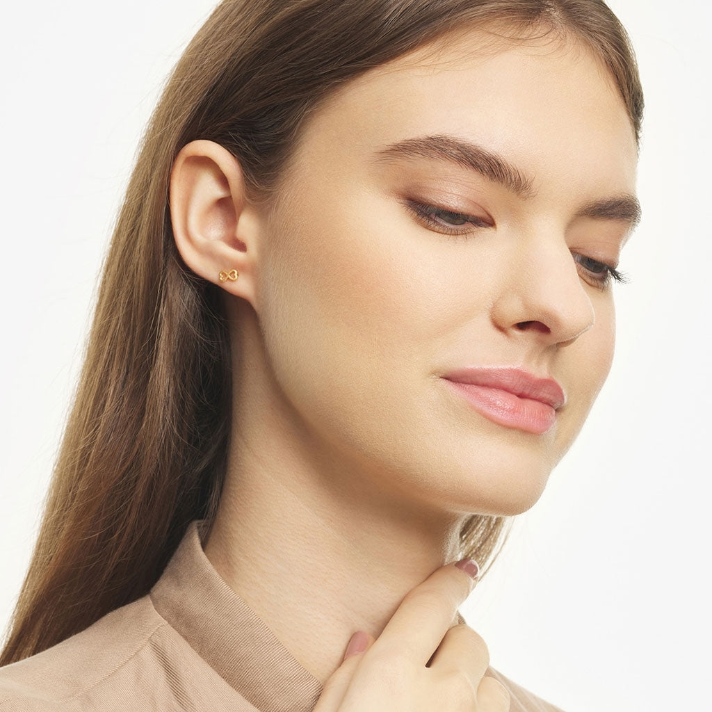 LULU Copenhagen Infinite Love 1 st Ear stud, 1 pcs GuldplÀterad