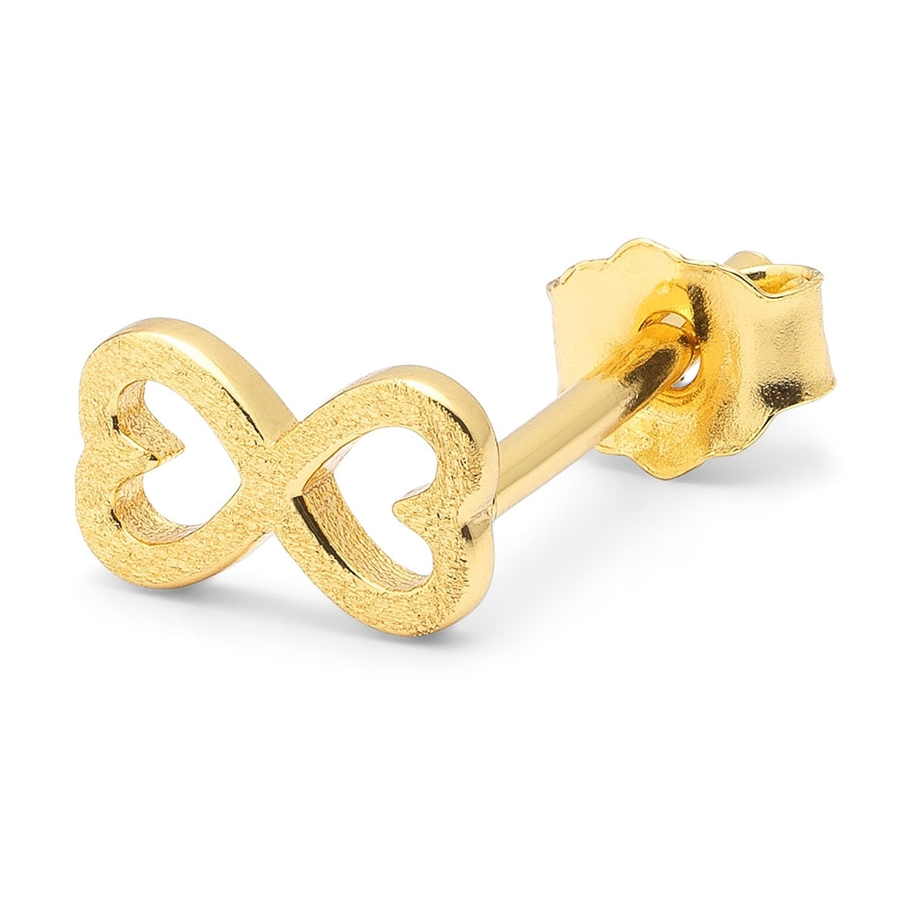 LULU Copenhagen Infinite Love 1 st Ear stud, 1 pcs GuldplÀterad