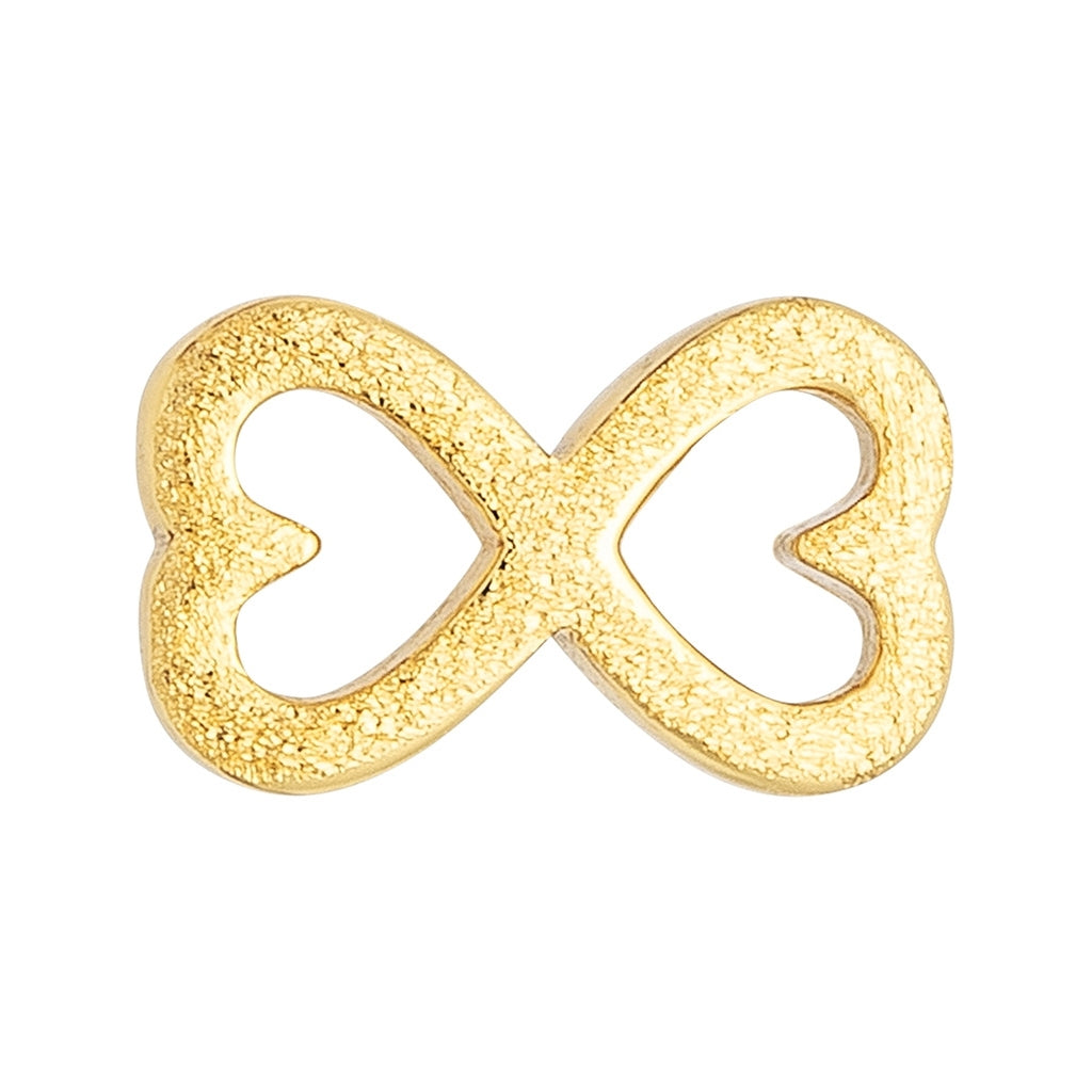 LULU Copenhagen Infinite Love 1 st Ear stud, 1 pcs GuldplÀterad