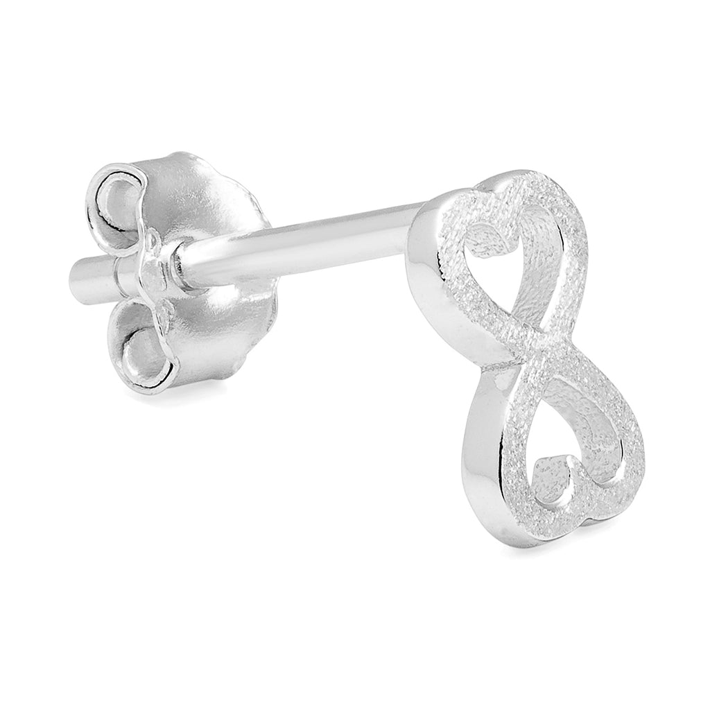 LULU Copenhagen Infinite Love 1 st Ear stud, 1 pcs Silver