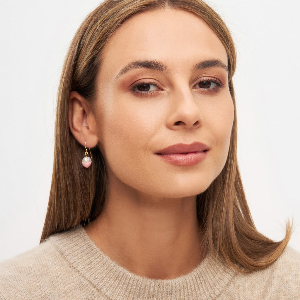 LULU Copenhagen LULU Baroque örhÀnge 1 st Ear stud, 1 pcs Ljusrosa