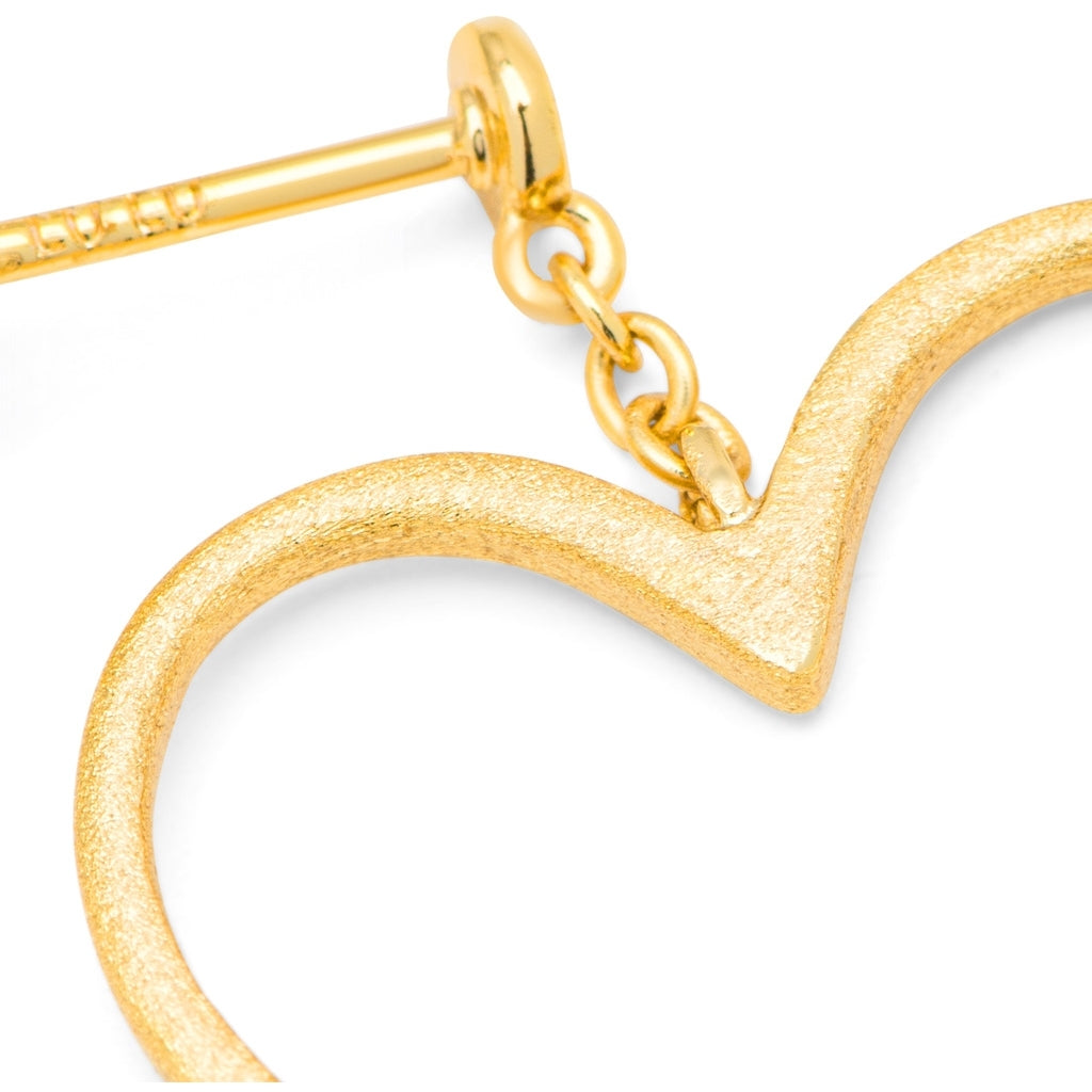 LULU Copenhagen Love Free örhÀnge 1 st Ear stud, 1 pcs GuldplÀterad