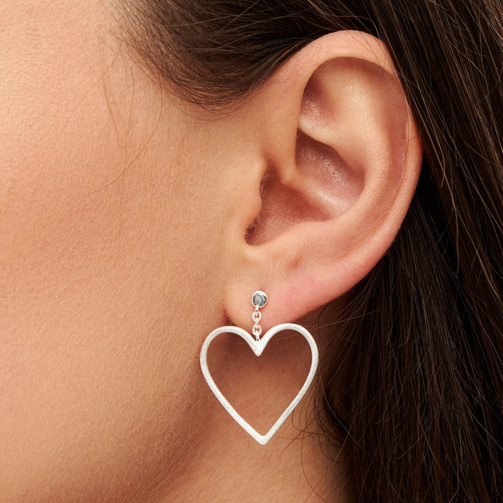 LULU Copenhagen Love Free örhÀnge 1 st Ear stud, 1 pcs Silver Plated