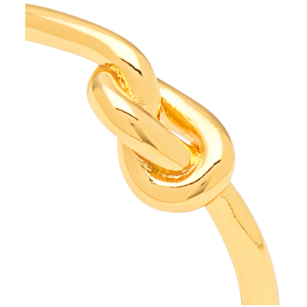 LULU Copenhagen Love Knot Ring guldpläterat Rings Guldpläterad