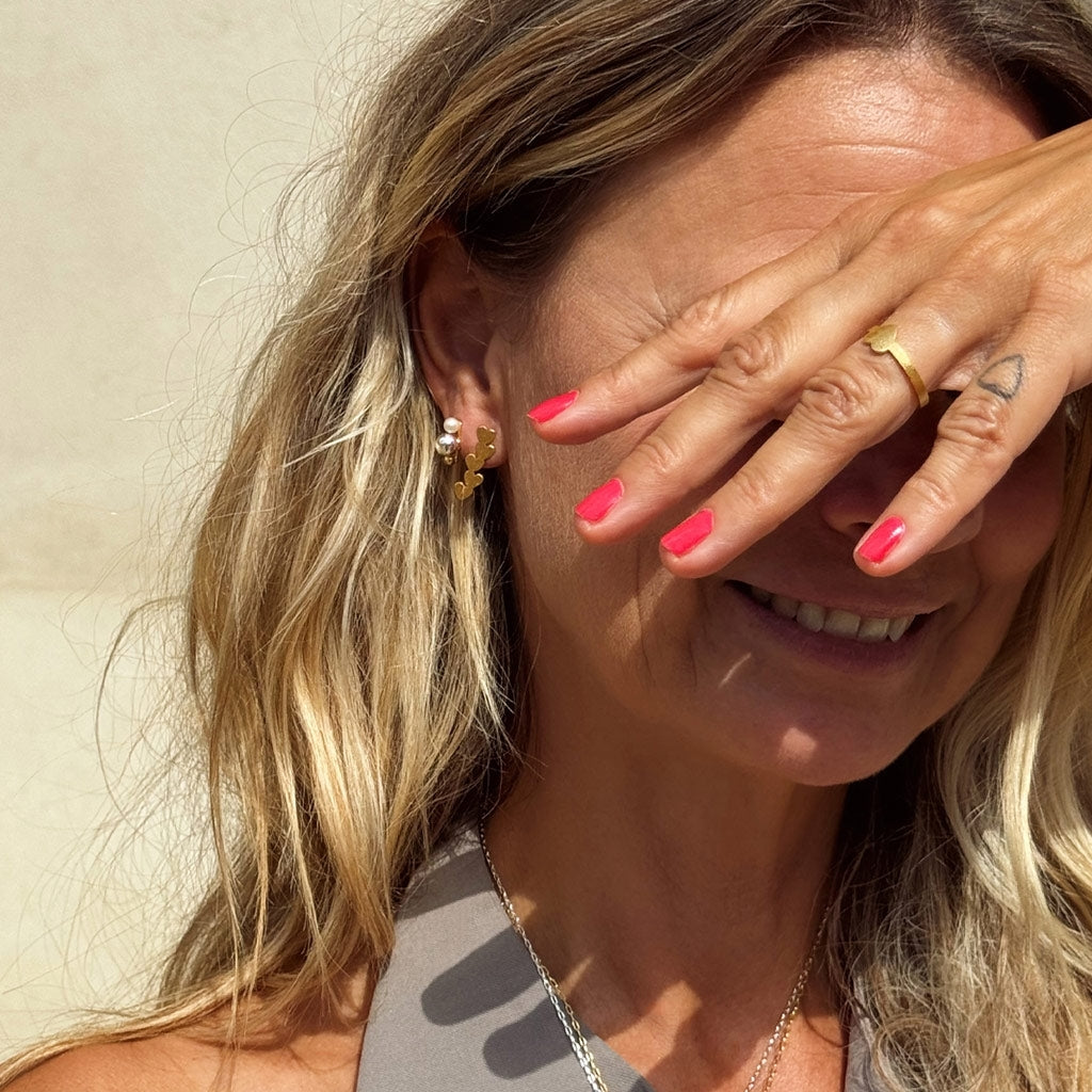 LULU Copenhagen Love Ring Rings GuldplÀterad