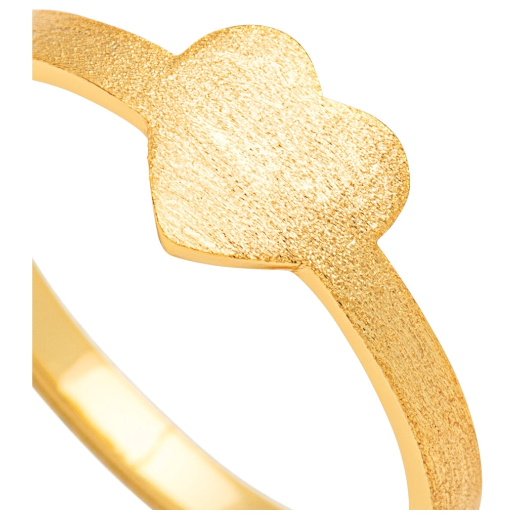 LULU Copenhagen Love Ring Rings GuldplÀterad