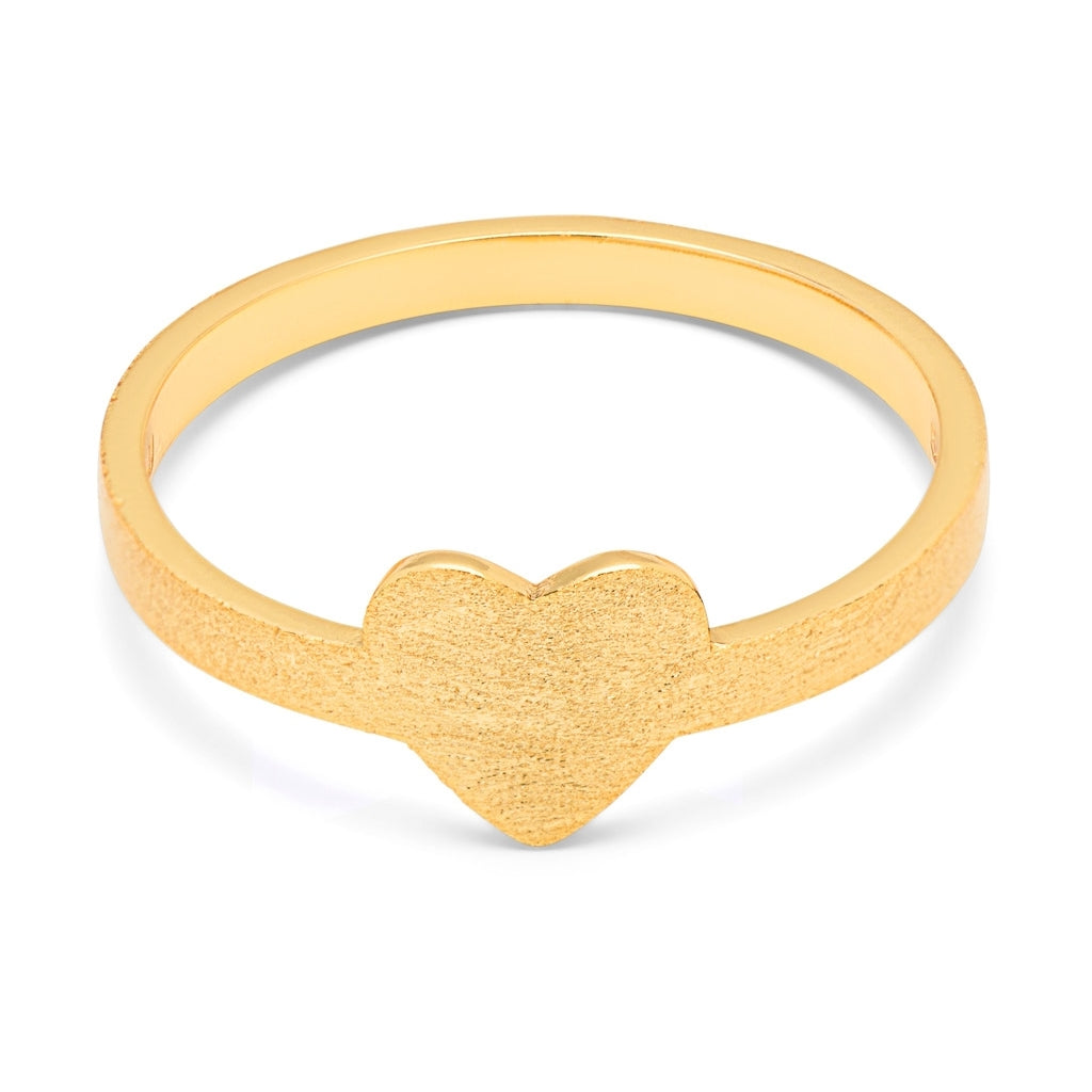 LULU Copenhagen Love Ring Rings Guldpläterad