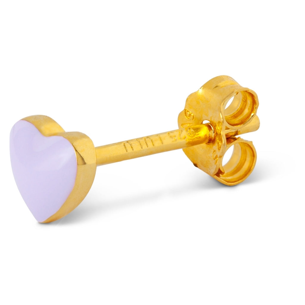 LULU Copenhagen Love U örhÀnge 1 st Ear stud, 1 pcs Lila