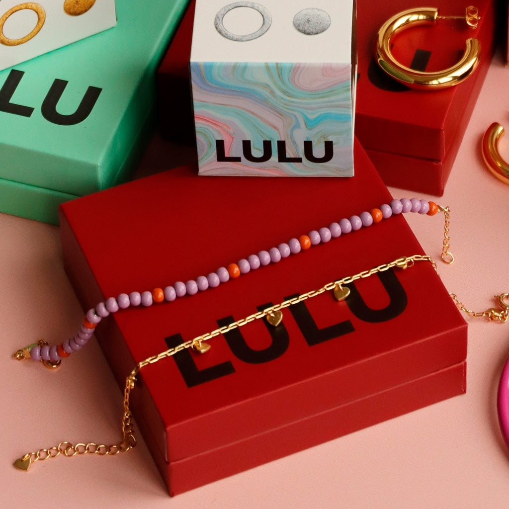 LULU Copenhagen Love U Armband guldpläterad Bracelets Guldpläterad