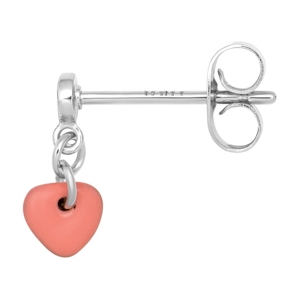 LULU Copenhagen Love U Dangling örhÀnge 1 st Ear stud, 1 pcs Burnt Coral