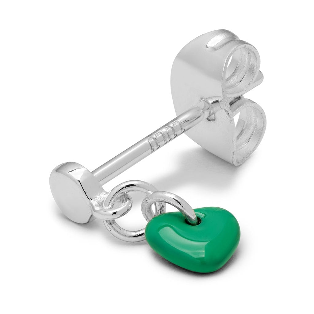 LULU Copenhagen Love U Dangling örhÀnge 1 st Ear stud, 1 pcs Ljusgrön
