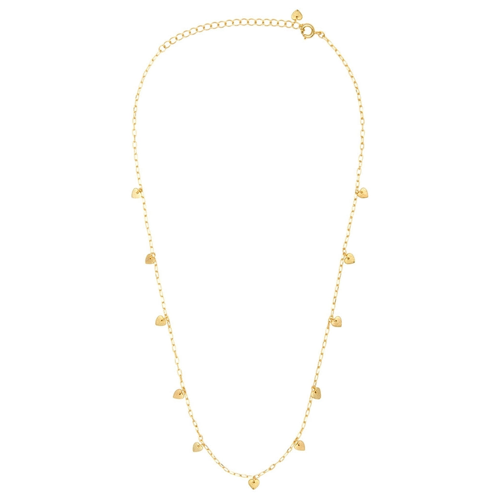 LULU Copenhagen Love U Halsband guldplÀterad Necklaces GuldplÀterad