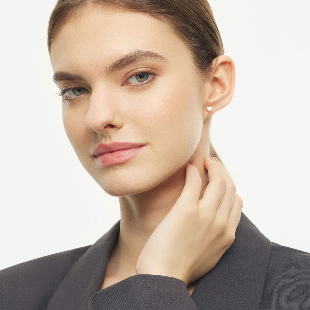 LULU Copenhagen Love U örhÀnge 1 st Ear stud, 1 pcs Coconut Milk