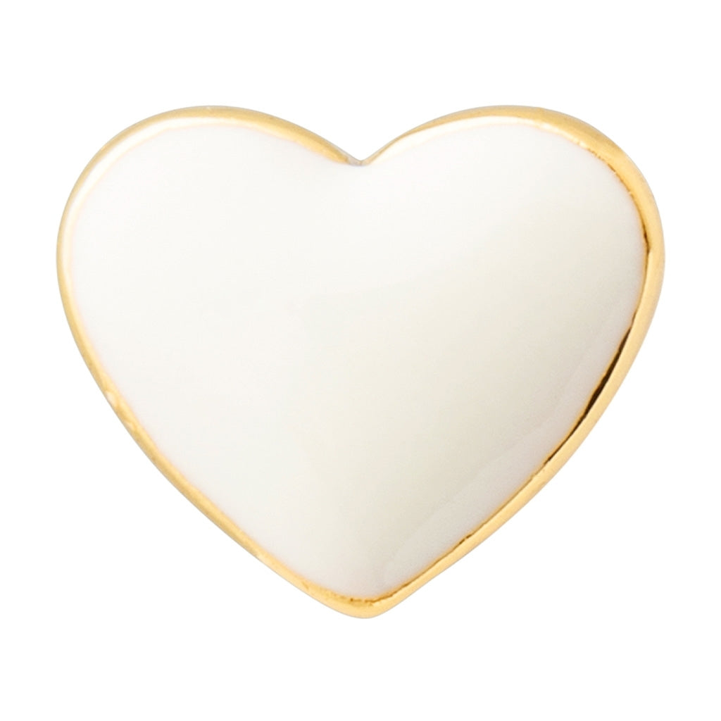 LULU Copenhagen Love U örhÀnge 1 st Ear stud, 1 pcs Coconut Milk