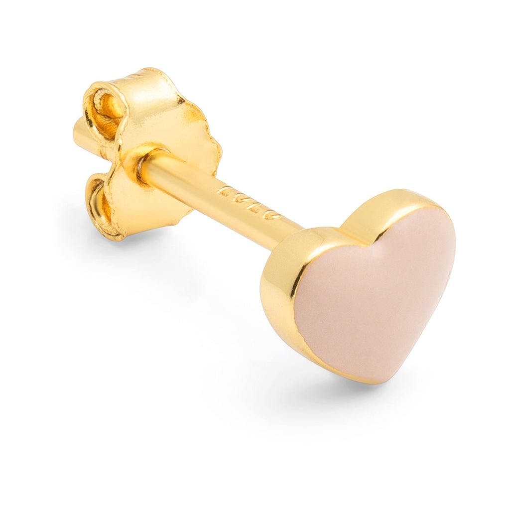 LULU Copenhagen Love U örhÀnge 1 st Ear stud, 1 pcs Dusty Peach