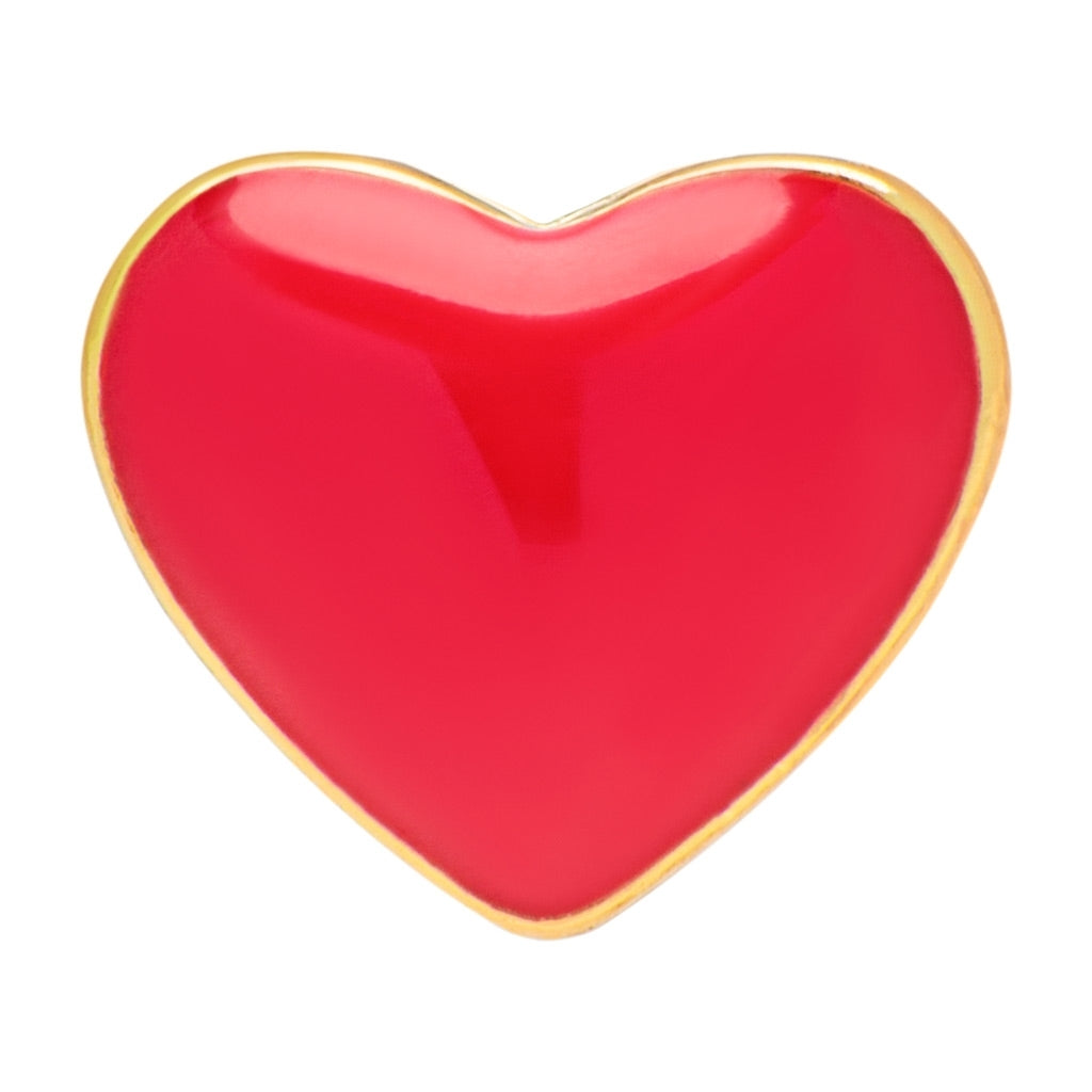 LULU Copenhagen Love U örhänge 1 st Ear stud, 1 pcs Hot Coral