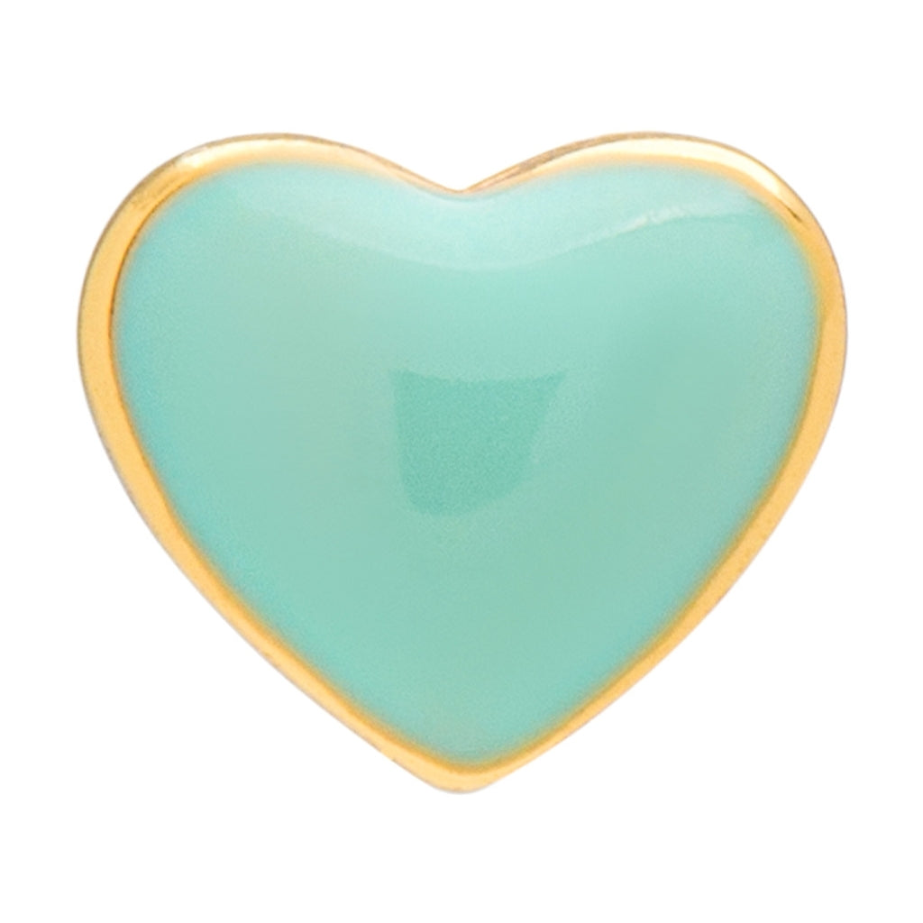 LULU Copenhagen Love U örhänge 1 st Ear stud, 1 pcs Mint