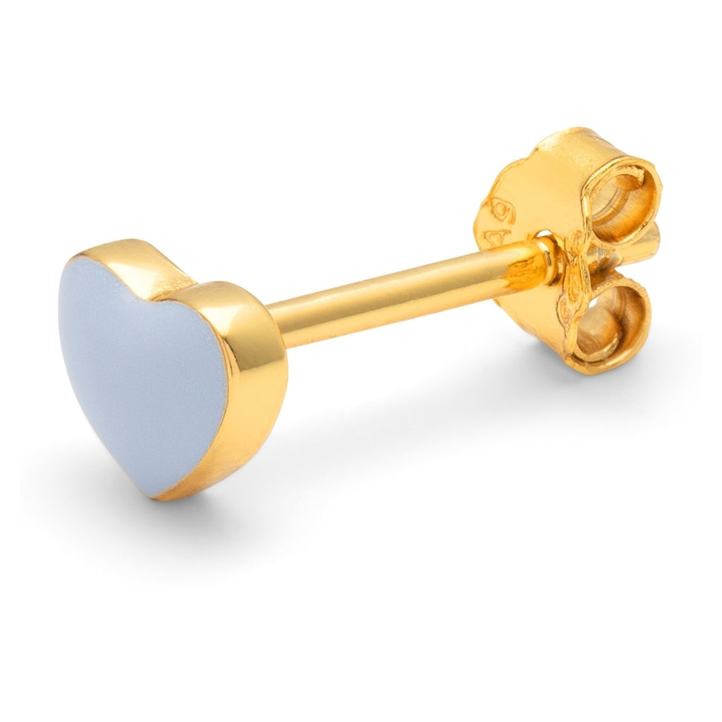 LULU Copenhagen Love U örhÀnge 1 st Ear stud, 1 pcs Skyride Blue