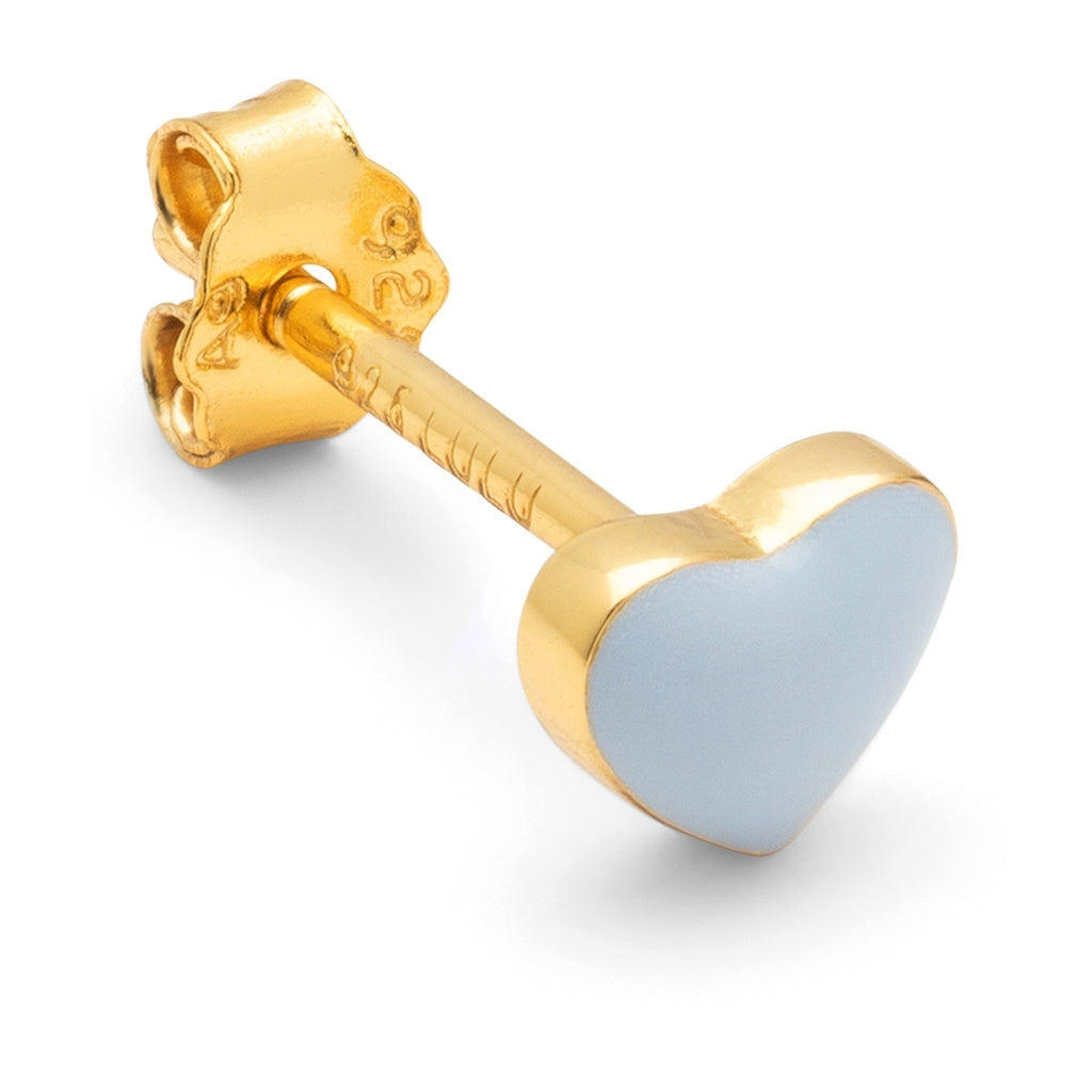 LULU Copenhagen Love U örhÀnge 1 st Ear stud, 1 pcs Skyride Blue