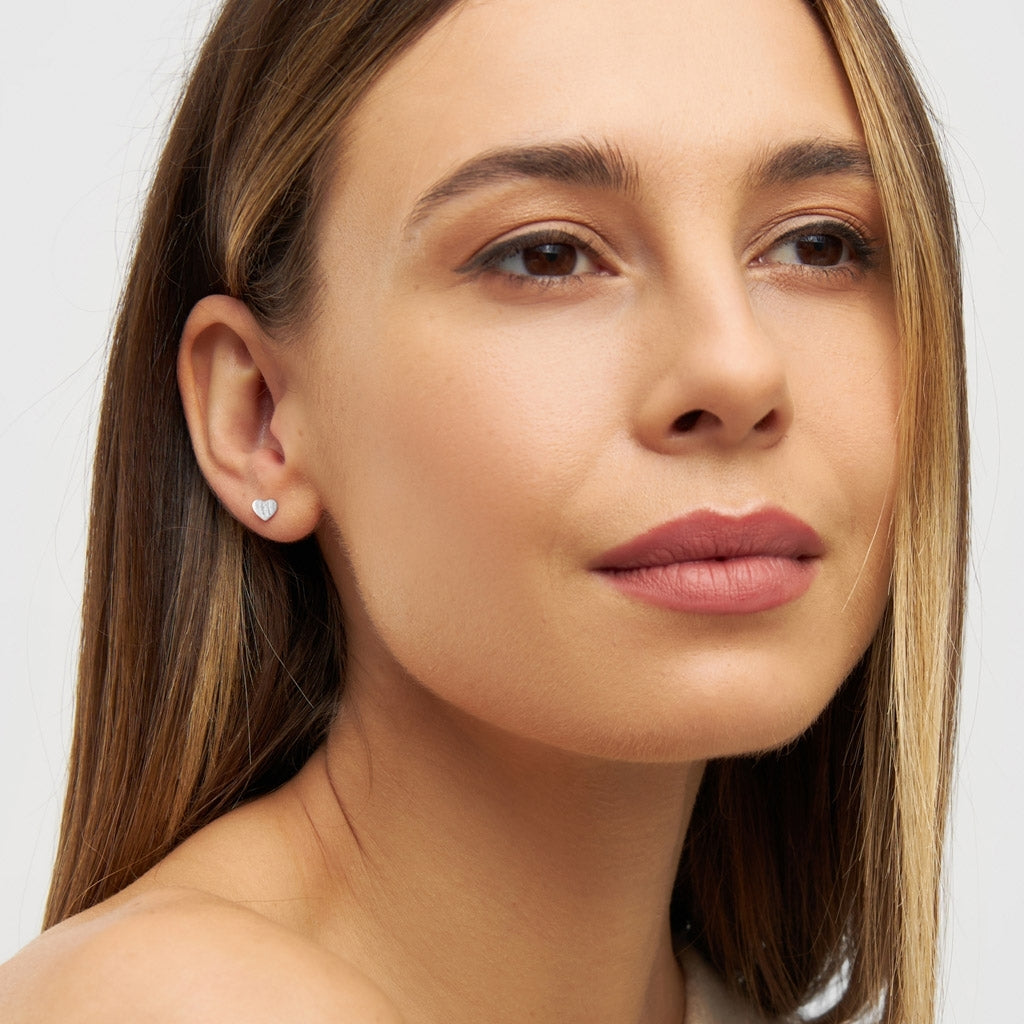 LULU Copenhagen Love U örhÀnge 1 st Ear stud, 1 pcs Silver