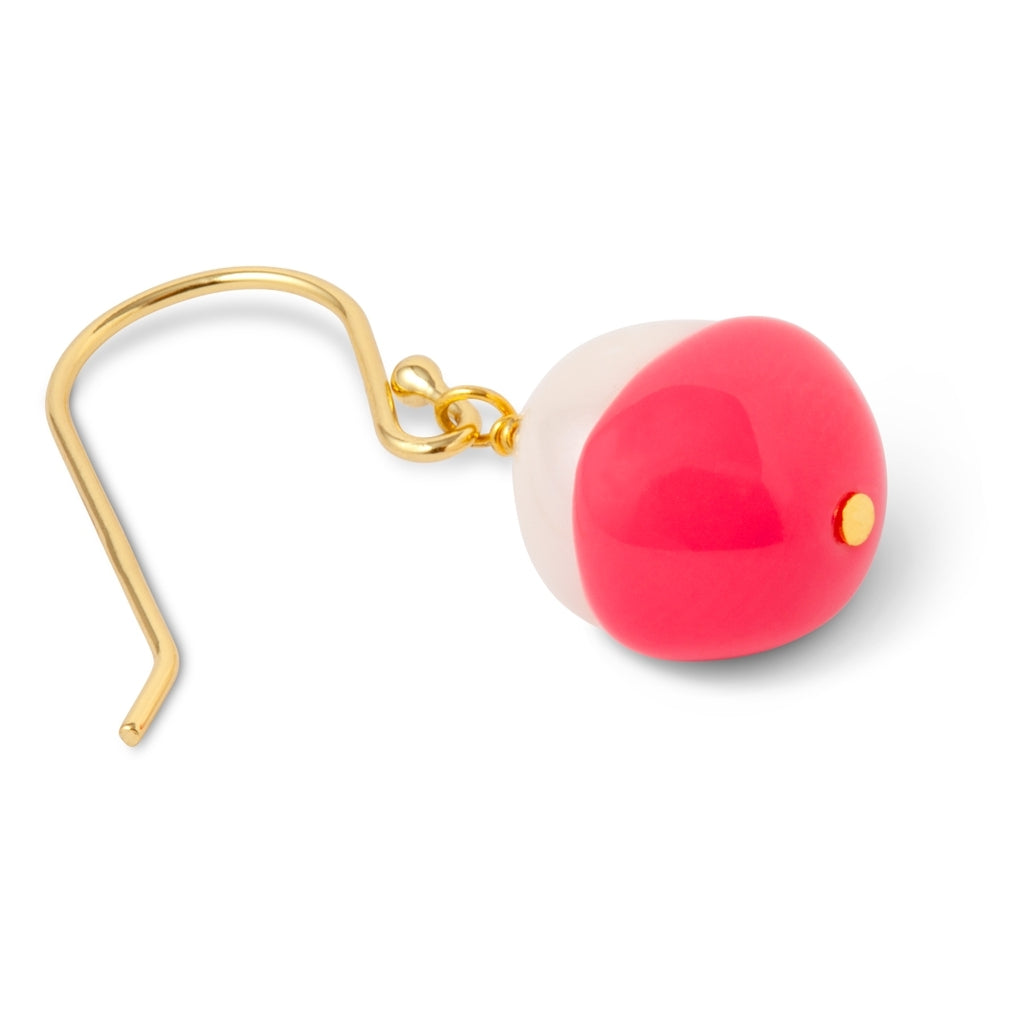LULU Copenhagen LULU Baroque örhänge 1 st Ear stud, 1 pcs Korallrosa