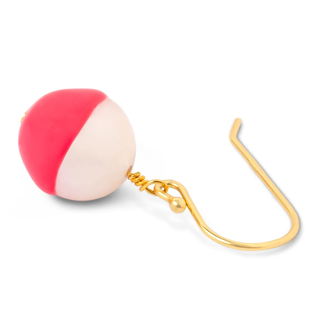LULU Copenhagen LULU Baroque örhänge 1 st Ear stud, 1 pcs Korallrosa