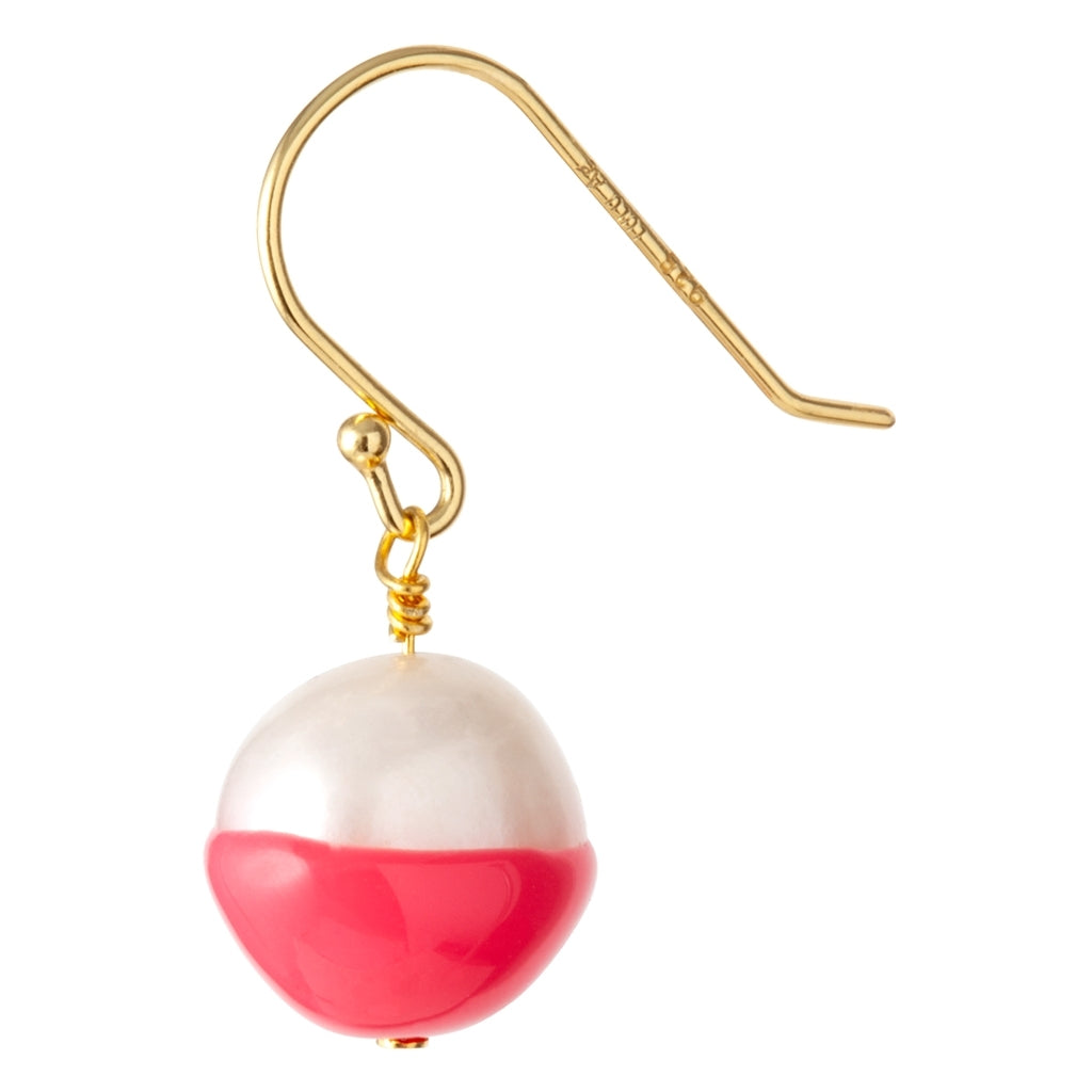 LULU Copenhagen LULU Baroque örhänge 1 st Ear stud, 1 pcs Korallrosa