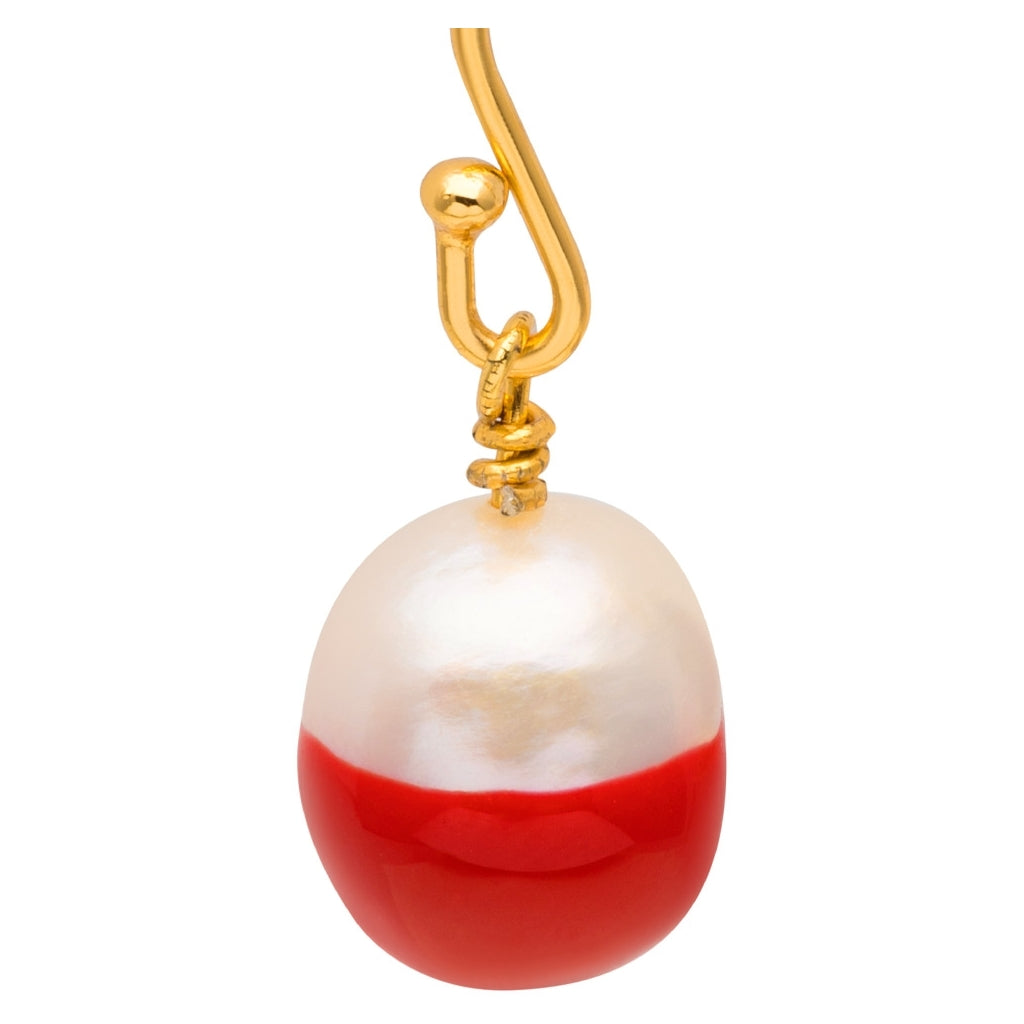 LULU Copenhagen LULU Baroque örhänge 1 st Ear stud, 1 pcs Passion Red