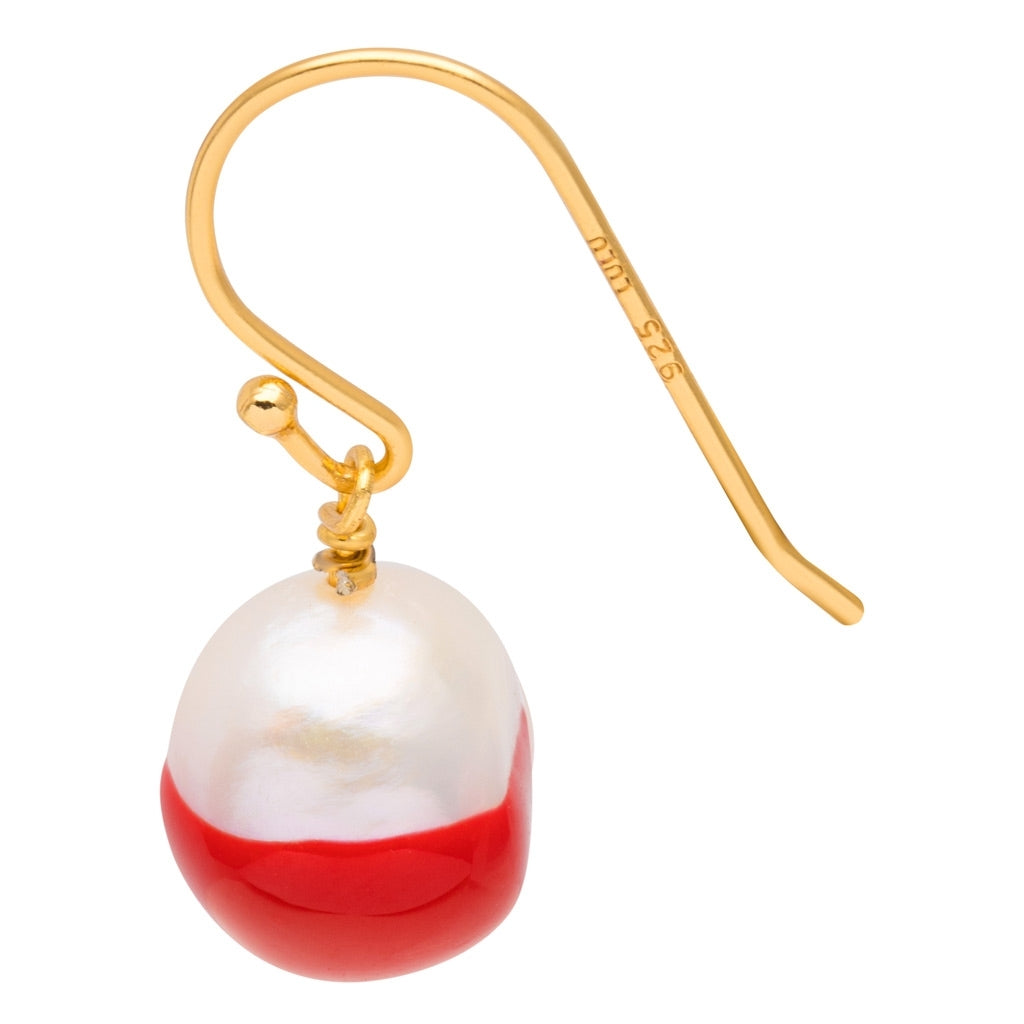 LULU Copenhagen LULU Baroque örhänge 1 st Ear stud, 1 pcs Passion Red