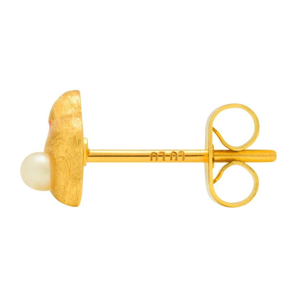 LULU Copenhagen Magic Stone Heart örhÀnge 1 st Ear stud, 1 pcs GuldplÀterad