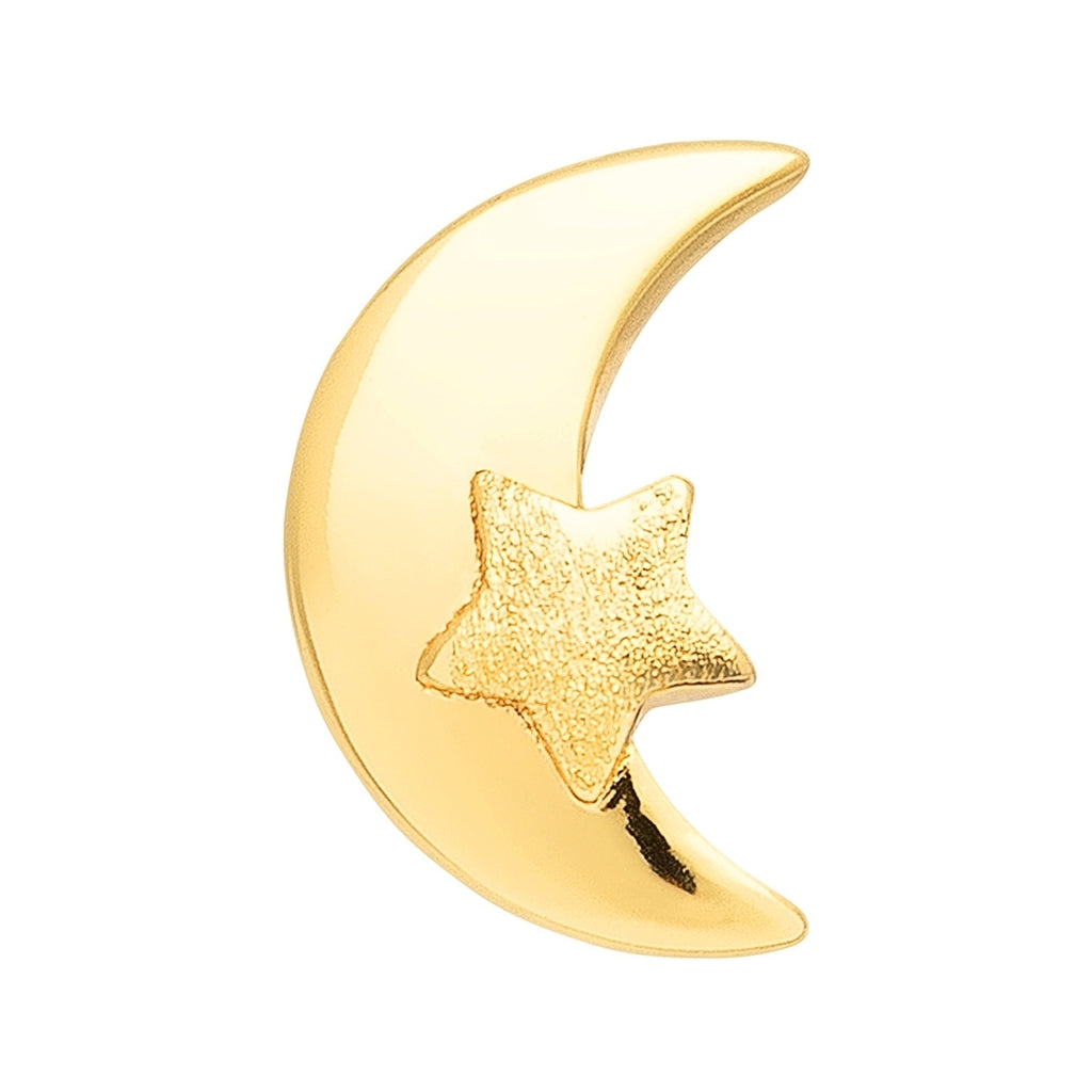 LULU Copenhagen Moon & Star örhÀnge 1 st Ear stud, 1 pcs GuldplÀterad