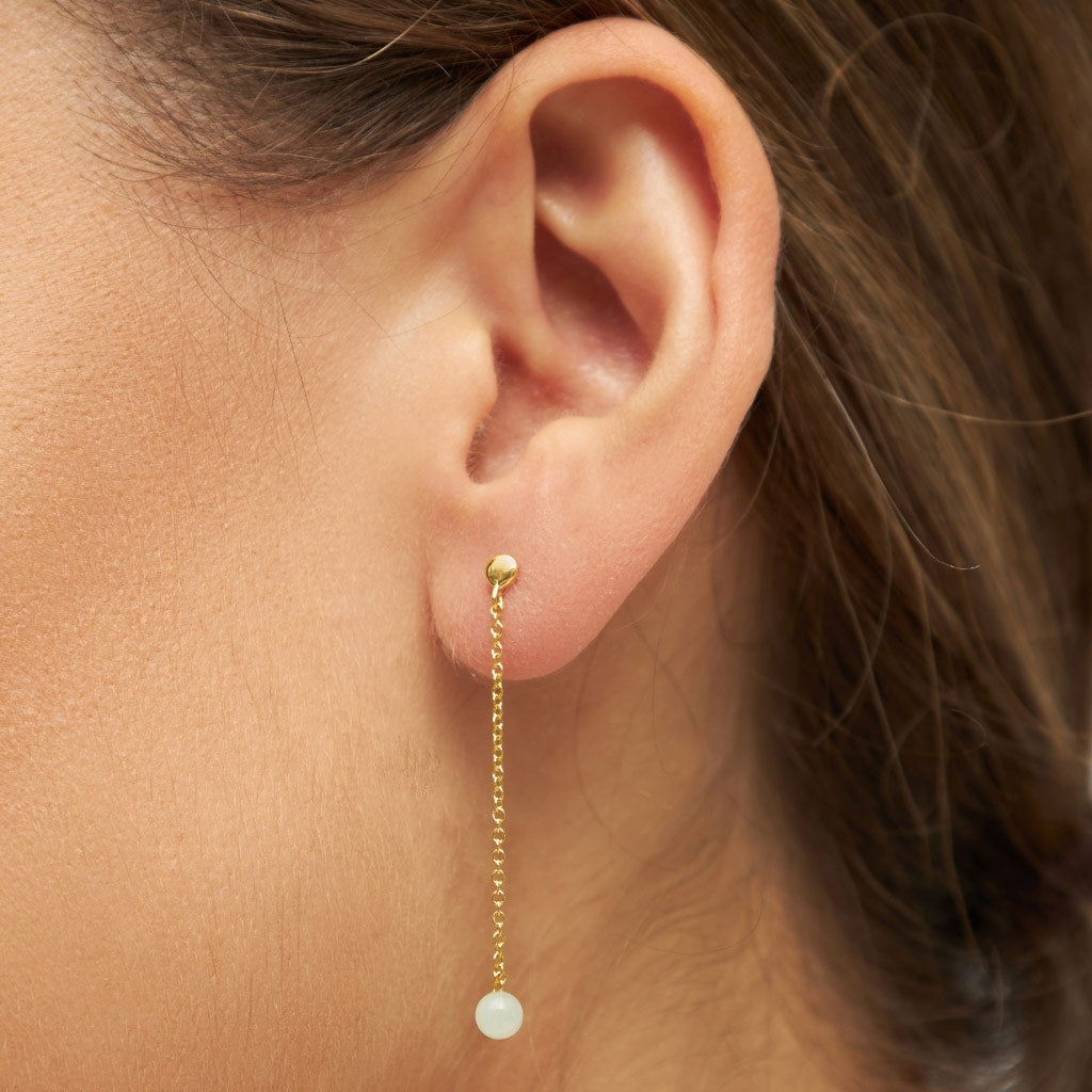 LULU Copenhagen Natural Stone Chain örhÀnge 1 st Ear stud, 1 pcs