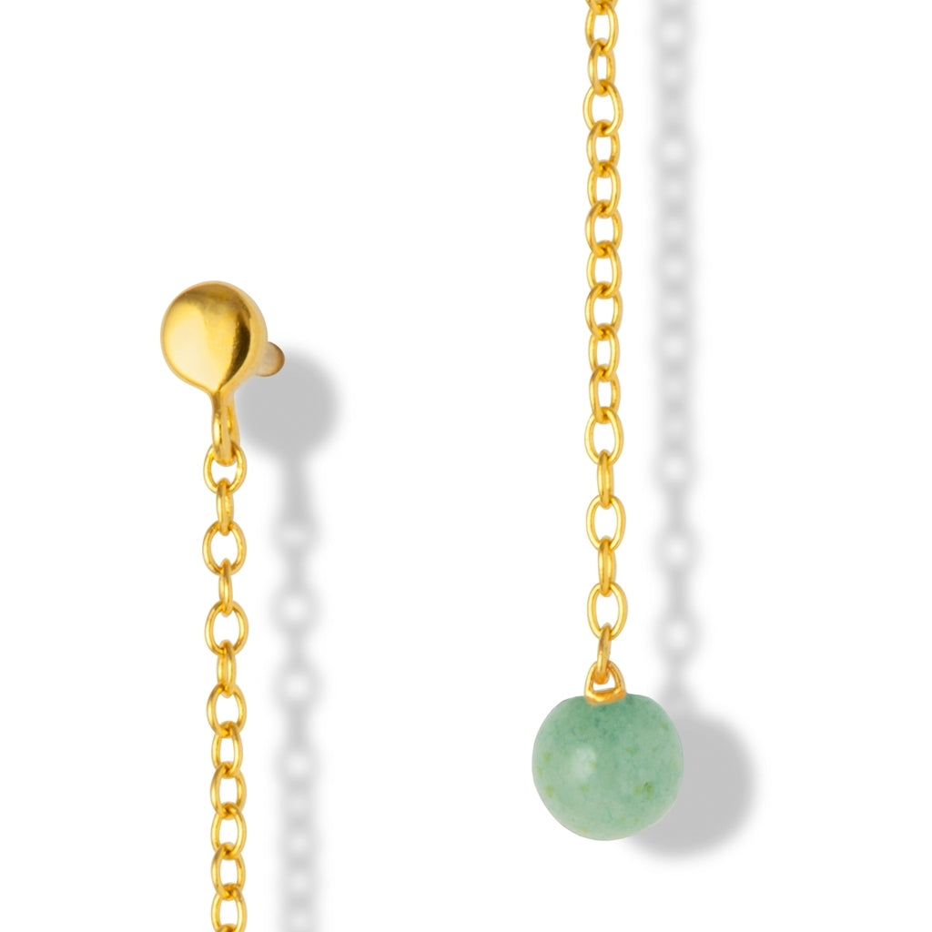 LULU Copenhagen Natural Stone Chain örhÀnge 1 st Ear stud, 1 pcs