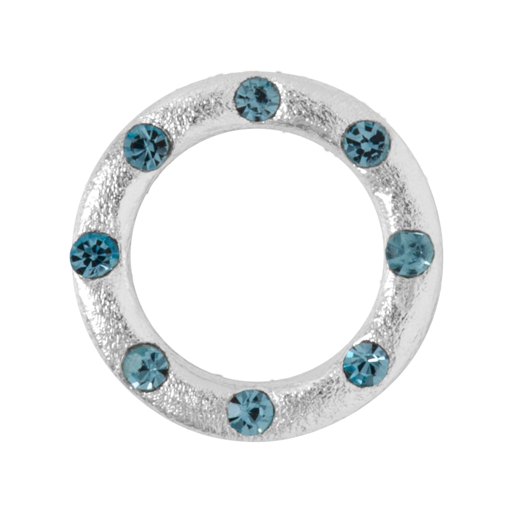 LULU Copenhagen OMG örhänge 1 st silverpläterad Ear stud, 1 pcs Ljusblå