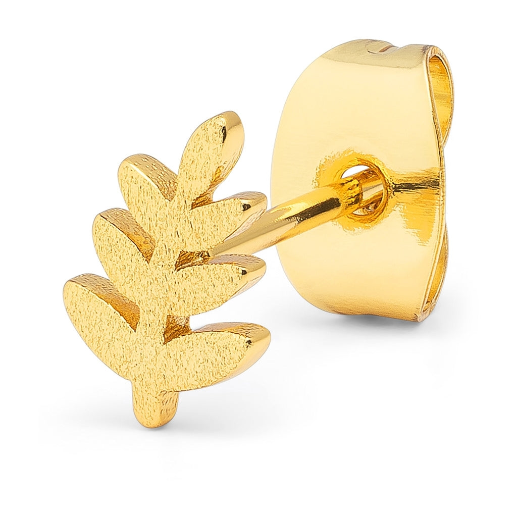 LULU Copenhagen Olive Branch 1 st Ear stud, 1 pcs GuldplÀterad