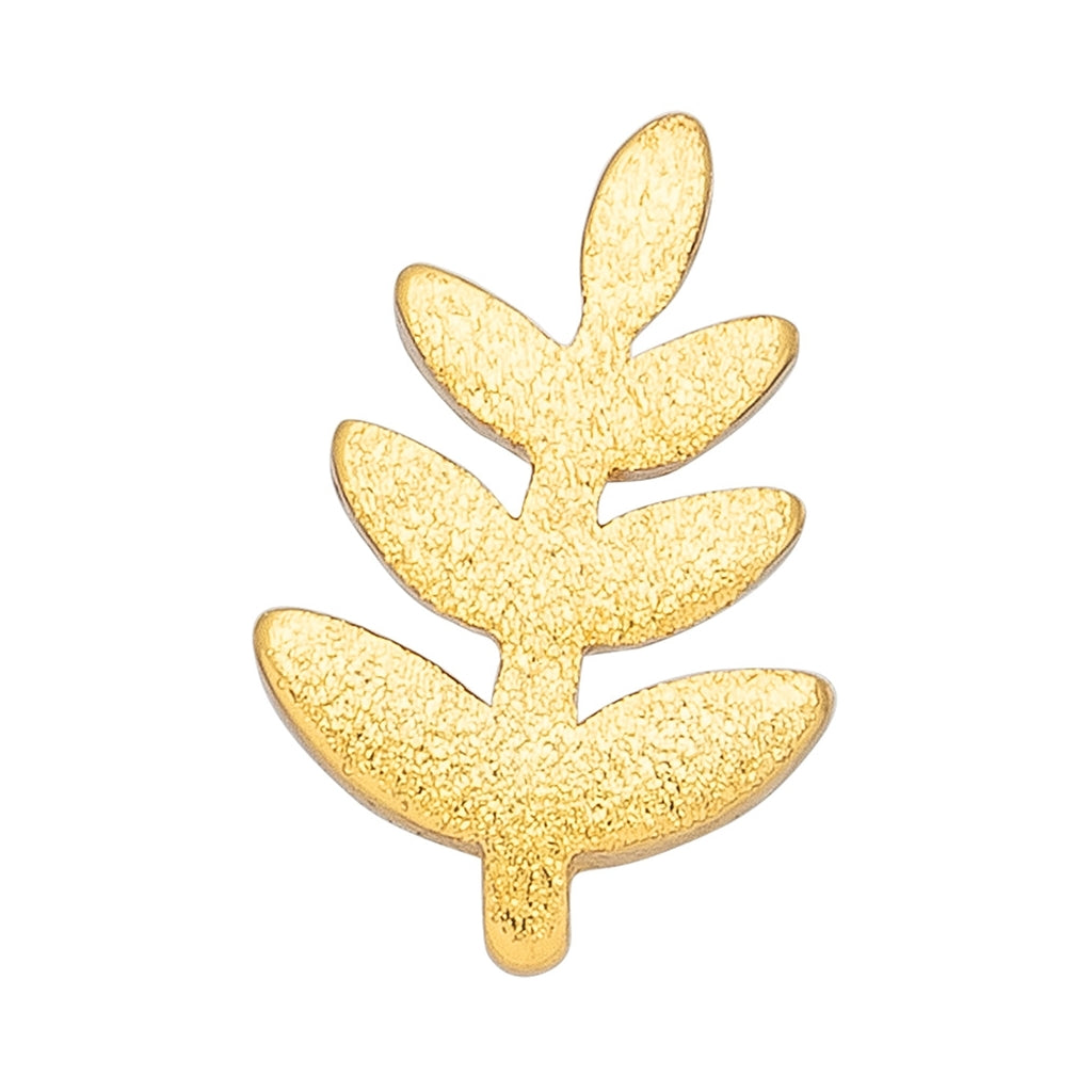 LULU Copenhagen Olive Branch 1 st Ear stud, 1 pcs GuldplÀterad