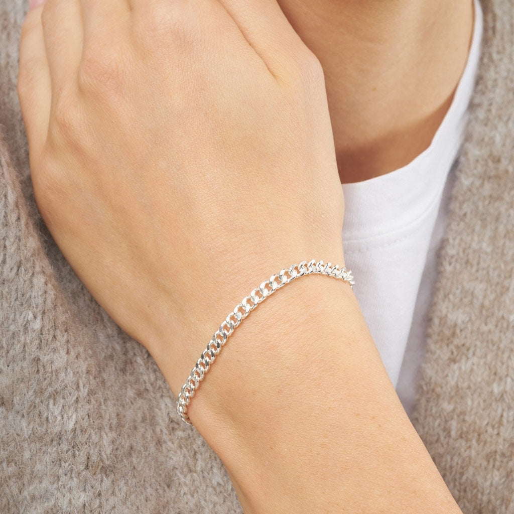 LULU Copenhagen Panzer Armband silverplÀterad Bracelets Silver Plated