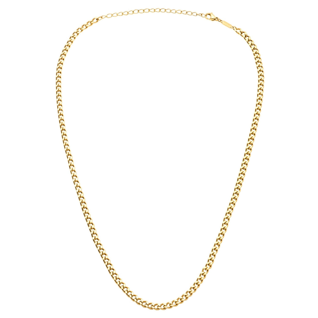 LULU Copenhagen Panzer Halsband guldpläterad Necklaces Guldpläterad