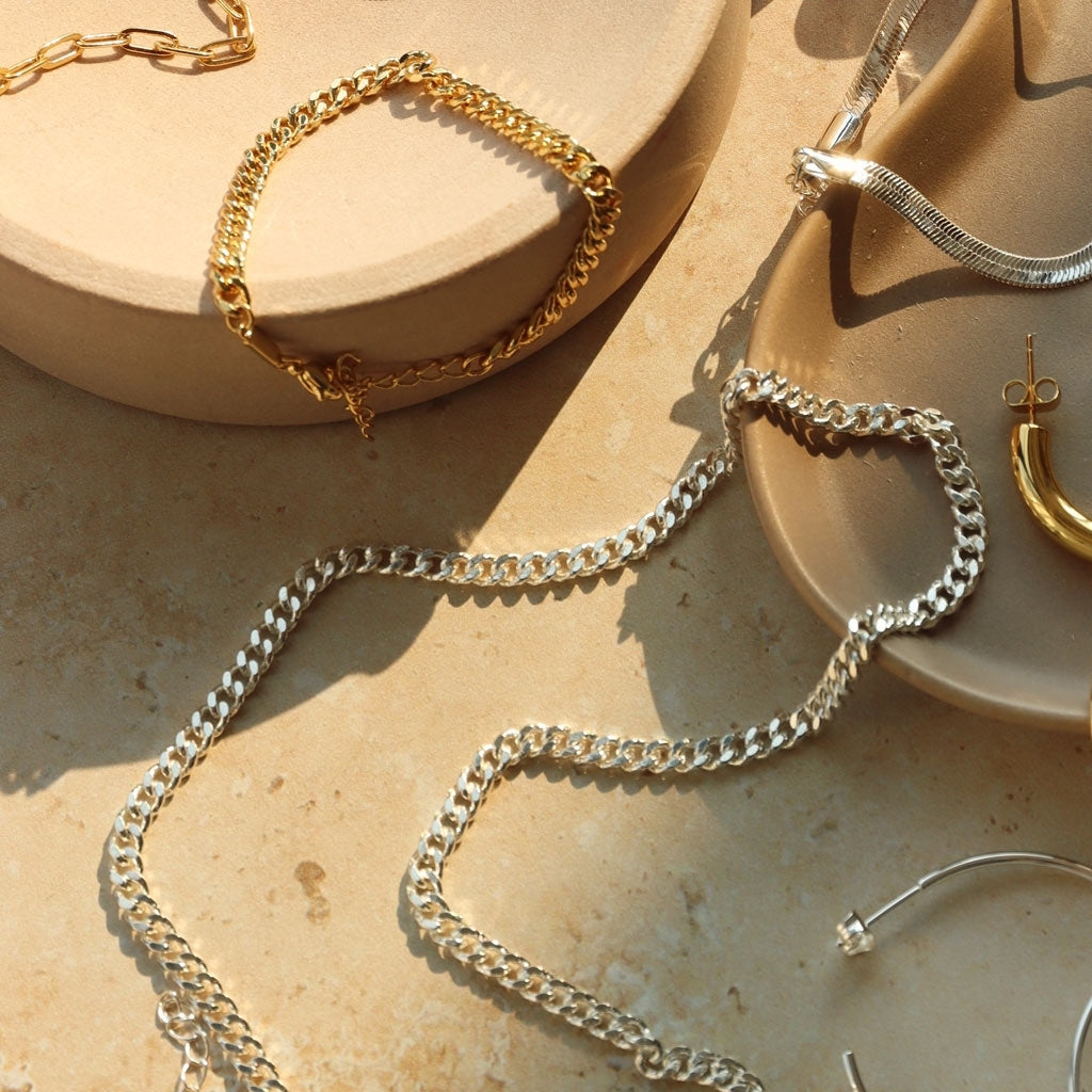 LULU Copenhagen Panzer Halsband silverplÀterad Necklaces Silver Plated