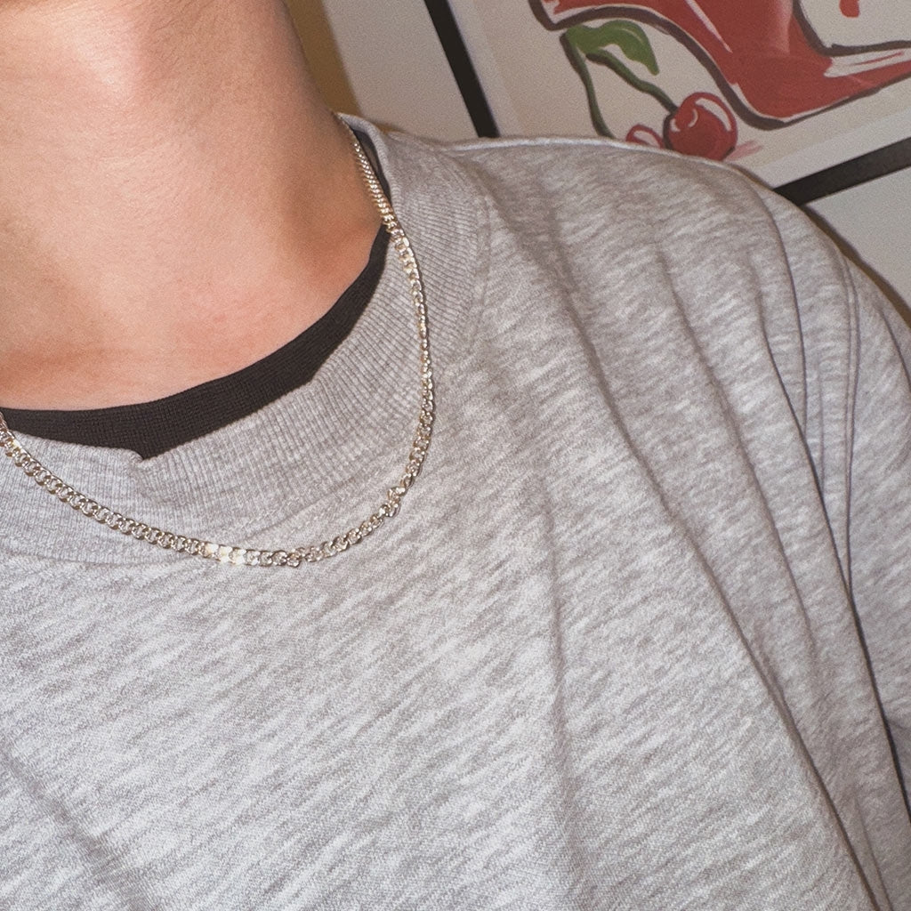 LULU Copenhagen Panzer Halsband silverplÀterad Necklaces Silver Plated