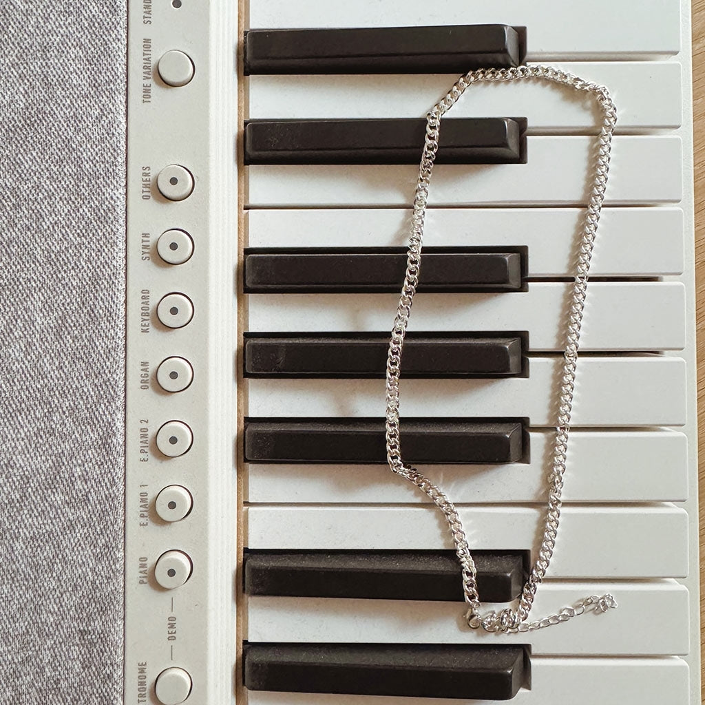 LULU Copenhagen Panzer Halsband silverplÀterad Necklaces Silver Plated