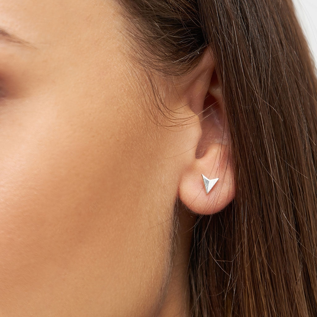 LULU Copenhagen Paper Plane örhänge 1 st Ear stud, 1 pcs Silver